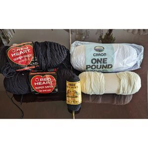 Lot of various sheins/rolls of yarn  6  total